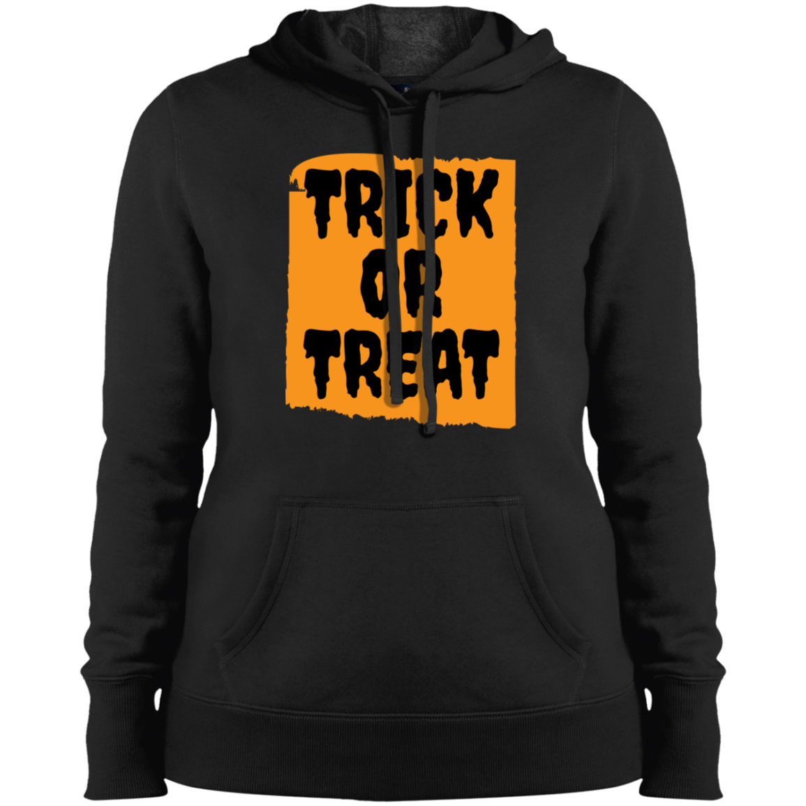 Trick or Treat  Halloween Ladies'  Hooded Sweatshirt - DNA Trends