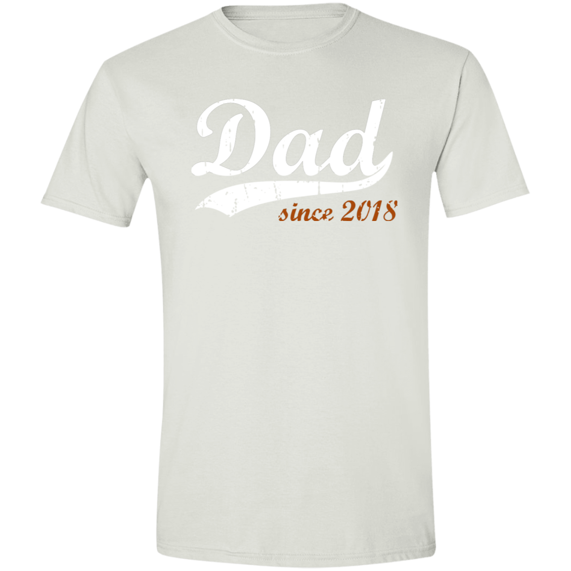 Dad Since 2018 Softstyle T-Shirt - DNA Trends