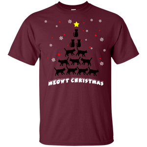 Meowy Christmas Youth Ultra Cotton T-Shirt - DNA Trends