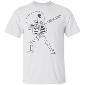 Skeleton Dab Halloween T-Shirt(Boys) - DNA Trends