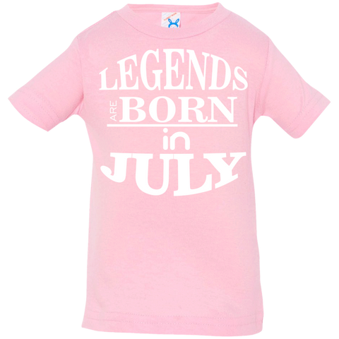 Image of Legends are Born in July Infant T-Shirt - DNA Trends