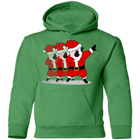 Image of Cool Awesome Dabbing Santa Youth Pullover Hoodie - DNA Trends
