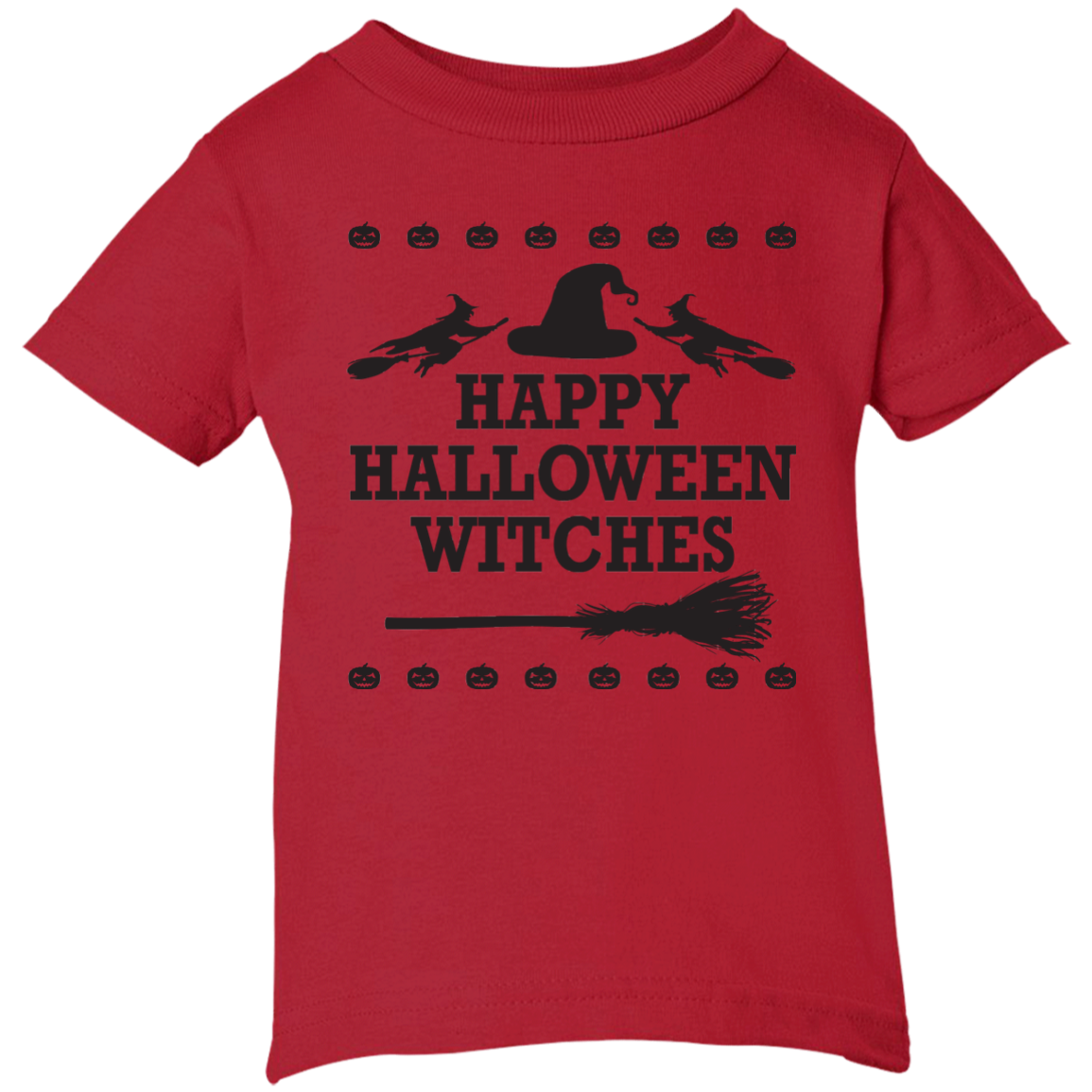 Happy Halloween Witches T-Shirt Halloween Clothing (Infants) - DNA Trends