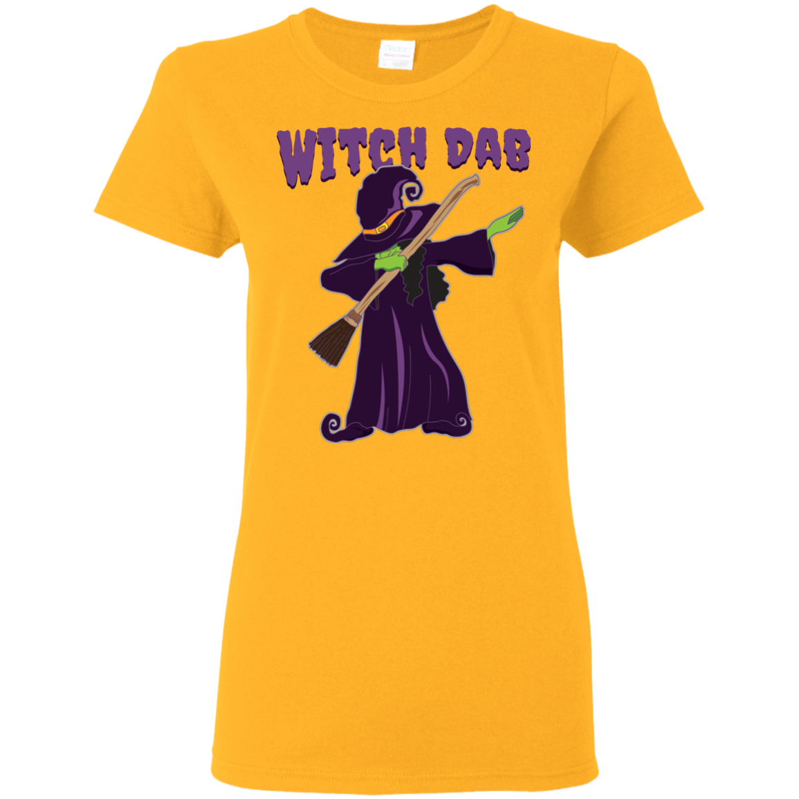 Trendy Witch Dab T-Shirt Halloween Shirts (Women) - DNA Trends
