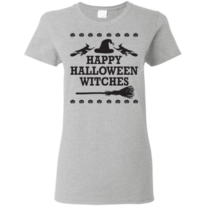 Happy Halloween Witches T-Shirt Halloween Clothing (Women) - DNA Trends