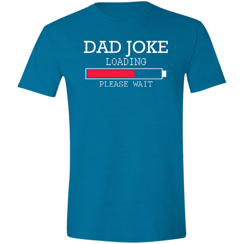 Image of Dad Joke Loading Funny Softstyle T-Shirt - DNA Trends