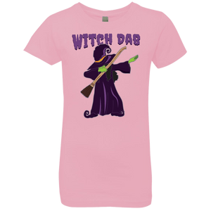Trendy Witch Dab T-Shirt Halloween Tshirts (Girls) - DNA Trends