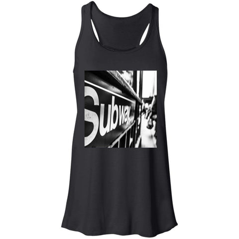 Image of SubWay Flowy Racerback Tank - DNA Trends