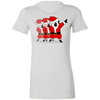 Cool Awesome Dabbing Santa Ladies'  T-Shirt - DNA Trends