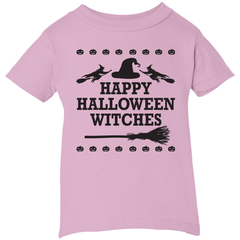 Image of Happy Halloween Witches T-Shirt Halloween Clothing (Infants) - DNA Trends