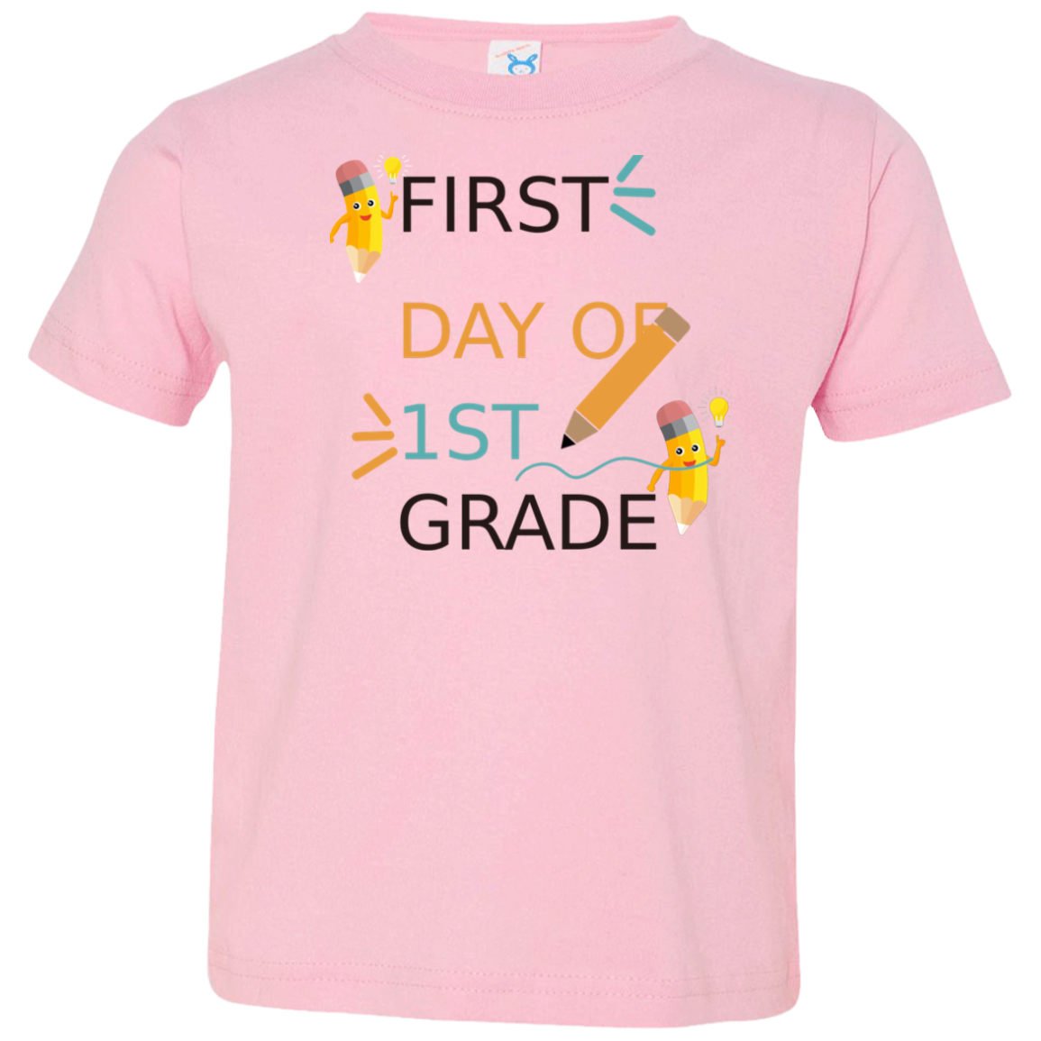 First Day Of First Grade Toddler Jersey T-Shirt, Back To School Tshirt - DNA Trends