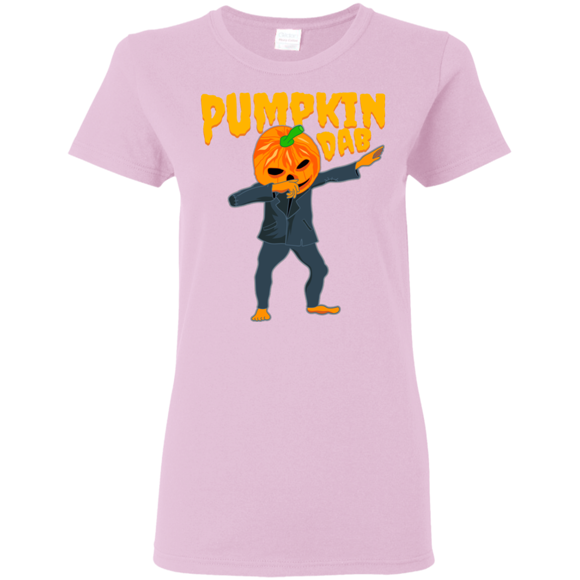 Trendy Pumpkinhead Dab T-Shirt Halloween Shirt (Women) - DNA Trends