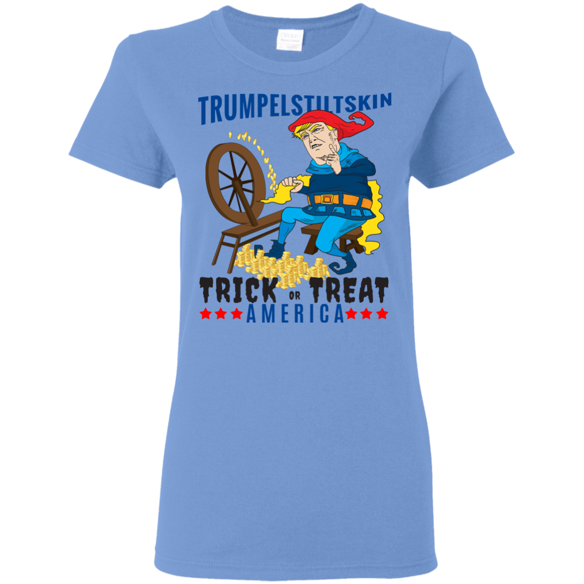 Trumpelstiltskin Trick Or Treat America T-Shirt Halloween Clothing (Women) - DNA Trends