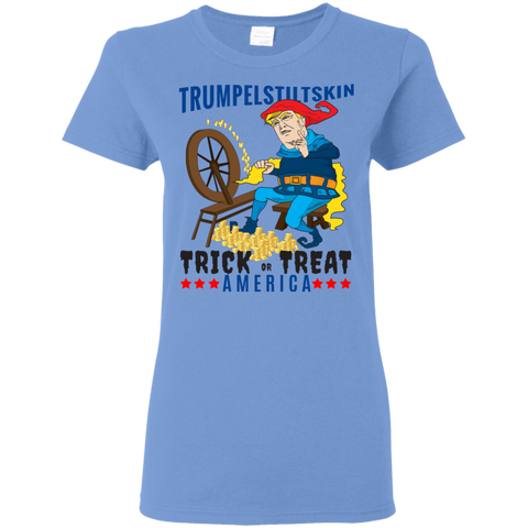 Image of Trumpelstiltskin Trick Or Treat America T-Shirt Halloween Clothing (Women) - DNA Trends