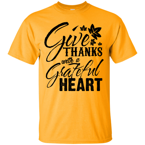 Image of Cool Give Thanks With a Grateful Heart Ultra Cotton T-Shirt - DNA Trends