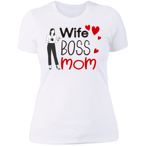 Image of Wife , Boss , Mom  Ladies'  NL T-Shirt - DNA Trends