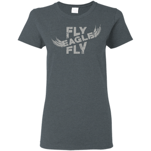 Fly Eagles Fly Ladies' 5.3 oz. T-Shirt - DNA Trends