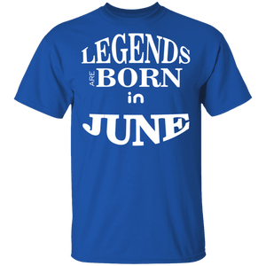 Adorable Legends Are Born In June T-Shirt - DNA Trends