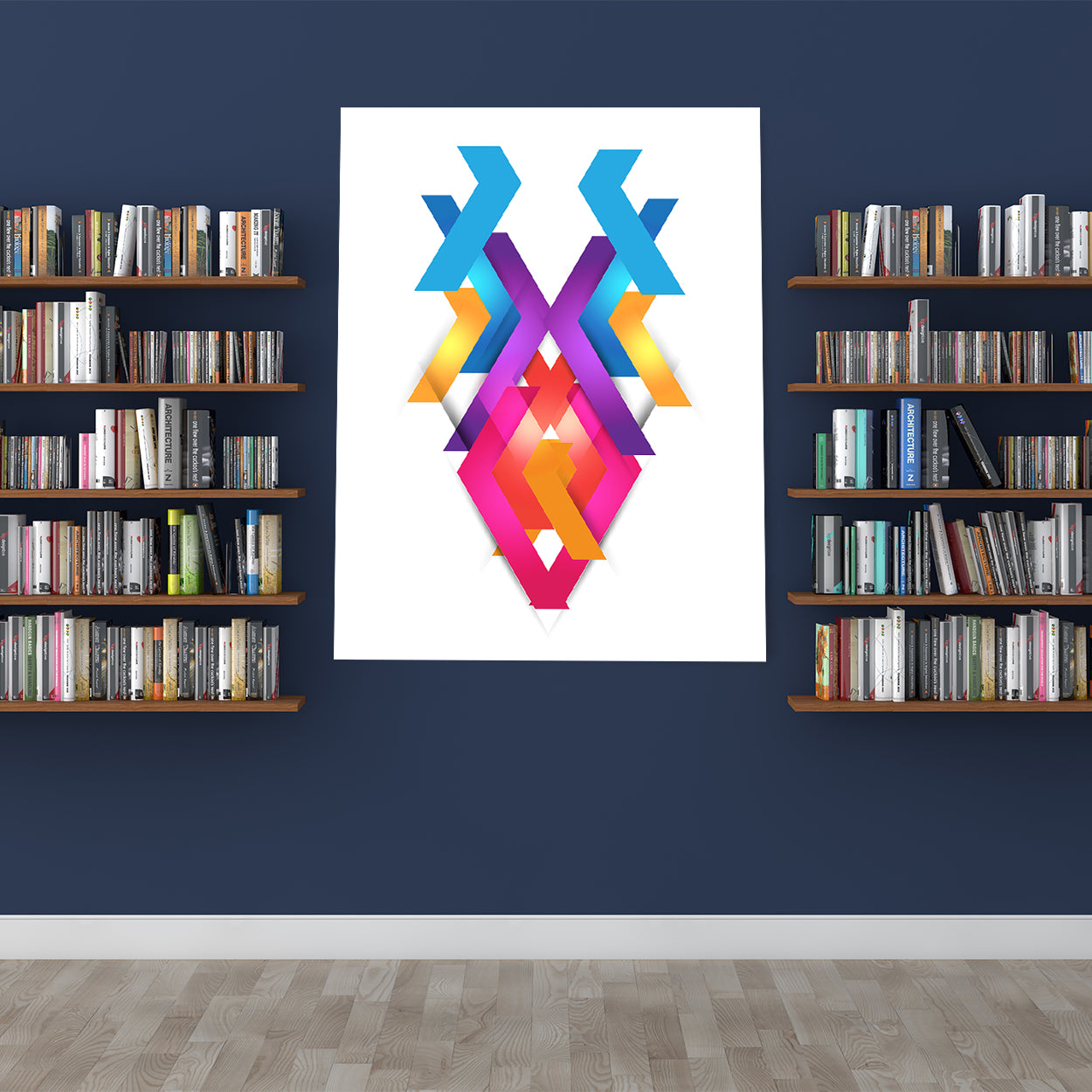 Rainbow 16" x 24" Portrait Canvas .75in Frame - DNA Trends