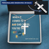 Dad and Jokes Message / Personalized Engraving Necklace - DNA Trends