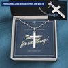 My First Hero Card Personalized Engraving Fathers Day Necklace - DNA Trends