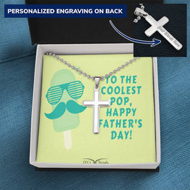 To The Coolest Dad Fathers Day Wish Necklace - DNA Trends