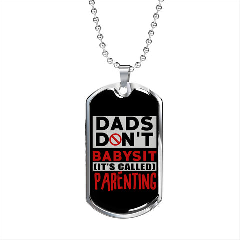 Image of It's Called Parenting Father's Day Necklace - DNA Trends