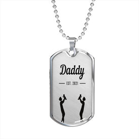 Daddy Established 2021 Father's Day Jewelry - DNA Trends