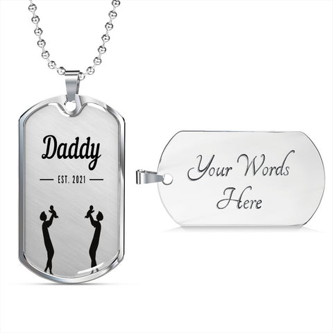 Daddy Established 2021 Father's Day Jewelry - DNA Trends
