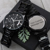 Personalized Engraved Chronograph Watch For Fathers Day Gift - DNA Trends
