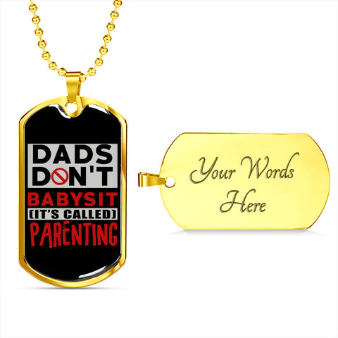 Image of It's Called Parenting Father's Day Necklace - DNA Trends