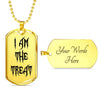 Halloween 'I AM THE TREAT' Necklace Jewelry - With Personalized Engraving - DNA Trends