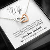 Interlocking Heart Necklace (Husband to Wife Special Message - DNA Trends