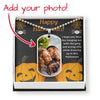 Personalized Halloween Gift Necklace - Message Card - Hang Out and Have Fun - DNA Trends