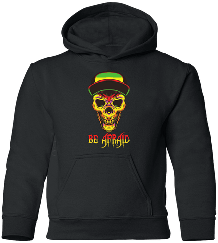 Image of Be Afraid Halloween Costume  Youth Pullover Hoodie - DNA Trends