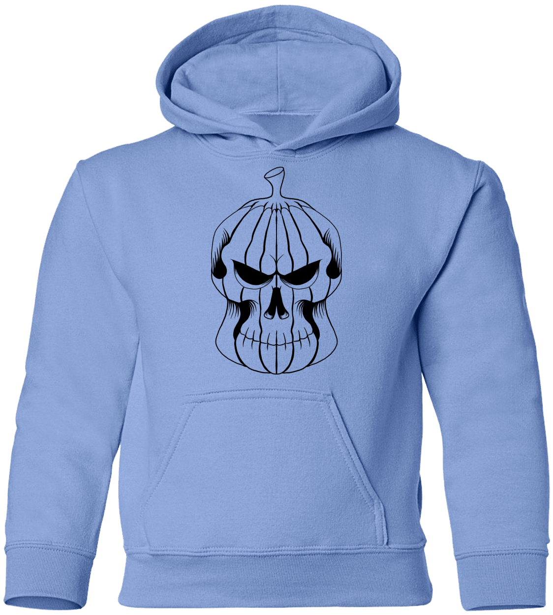 Pumpkin Skull Halloween Costume Youth Pullover Hoodie - DNA Trends