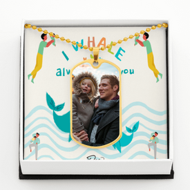 Personalized Dad and Child Photo Father's Day Necklace - DNA Trends