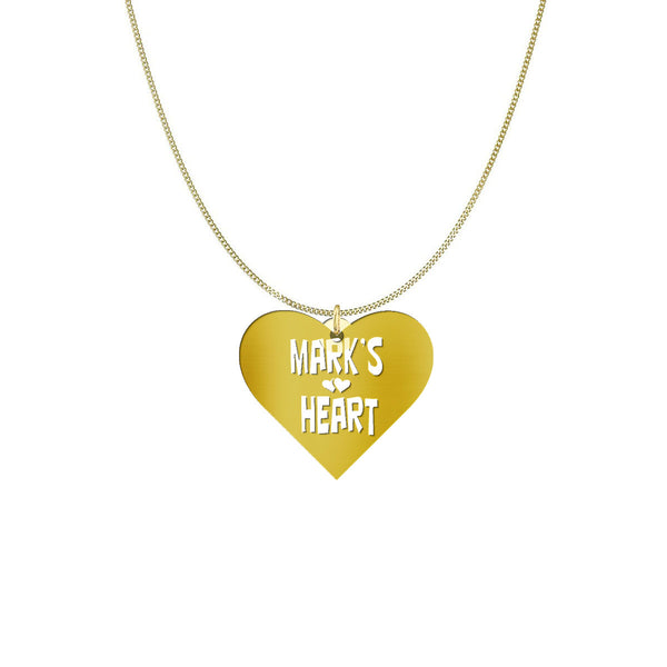 Personalized hearts Valentine Necklace - DNA Trends