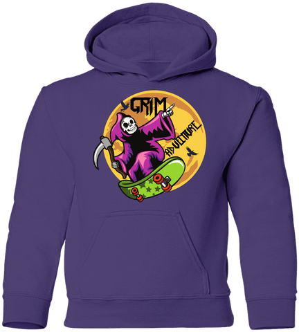 Image of Grim Adventure Halloween Costume  Youth Pullover Hoodie - DNA Trends
