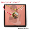 Gift To Super Mom: Circle Buyer Upload Pendant Jewelry,  Personalized Photo Pendant Mother's Day Necklace, Custom ,Personalized gift