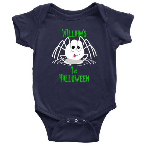 Image of Personalized 1st Halloween Costume Baby Bodysuit (Short & Long Sleeve) - DNA Trends