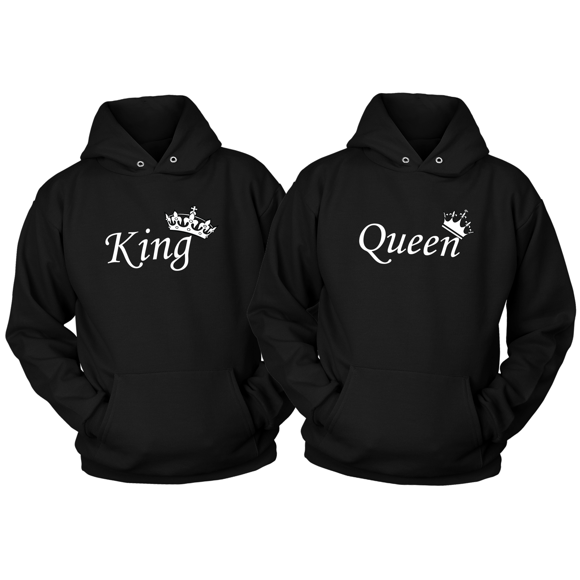 King and Queen Valentine Hoodies - DNA Trends