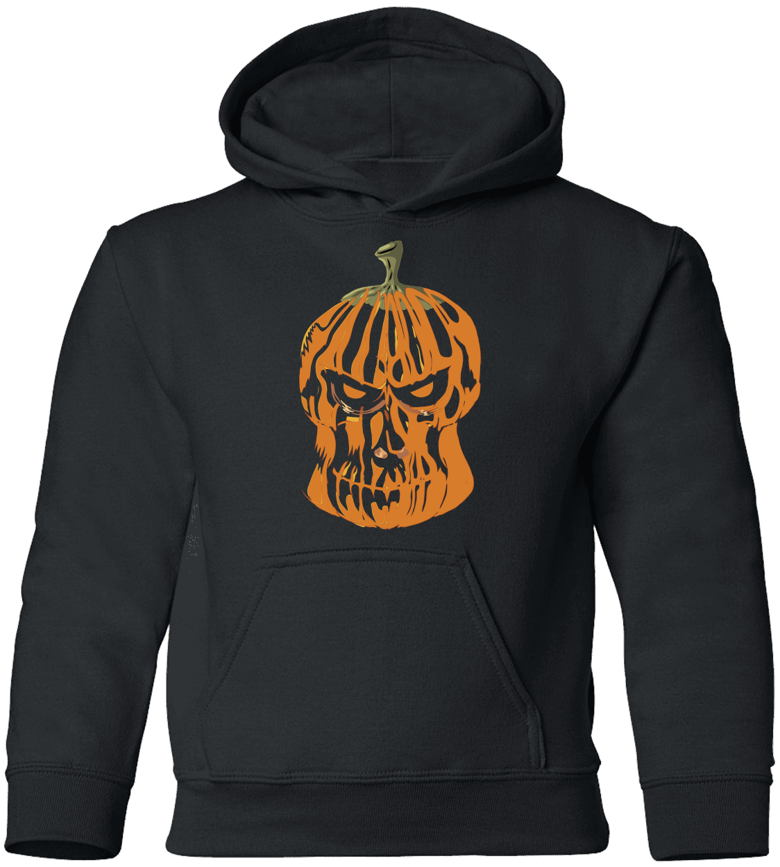 Pumpkin-Skull Halloween Costume  Youth Pullover Hoodie - DNA Trends