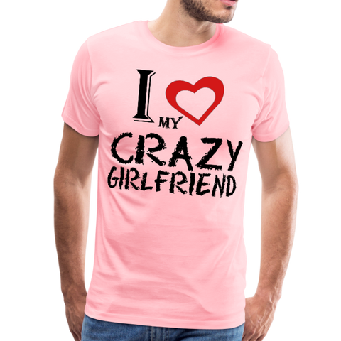 Image of I Love my Crazy GF Men's Premium T-Shirt - DNA Trends