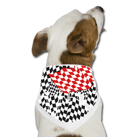 Checkered Dog Bandana - DNA Trends