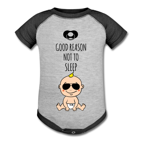 Image of Good Reason Not To Sleep Cool Baby Bodysuit - DNA Trends