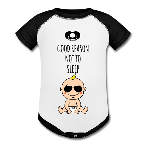 Image of Good Reason Not To Sleep Cool Baby Bodysuit - DNA Trends