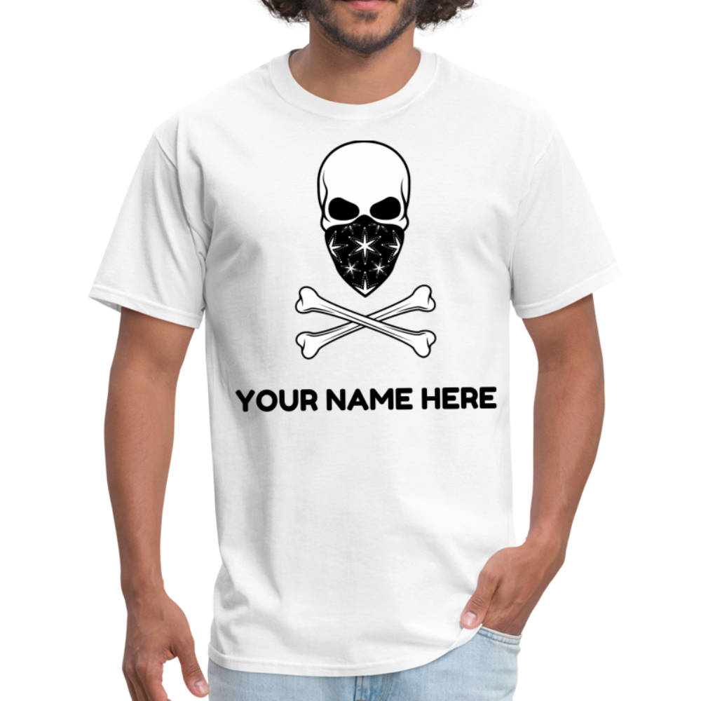Personalized Halloween Skull Unisex T-Shirt - DNA Trends