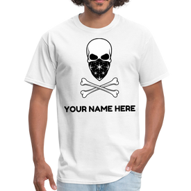 Personalized Halloween Skull Unisex T-Shirt - DNA Trends