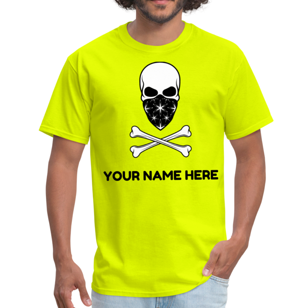 Personalized Halloween Skull Unisex T-Shirt - DNA Trends